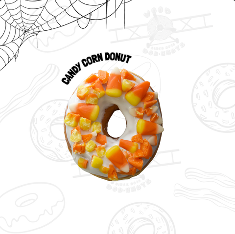 CANDY CORN DONUT